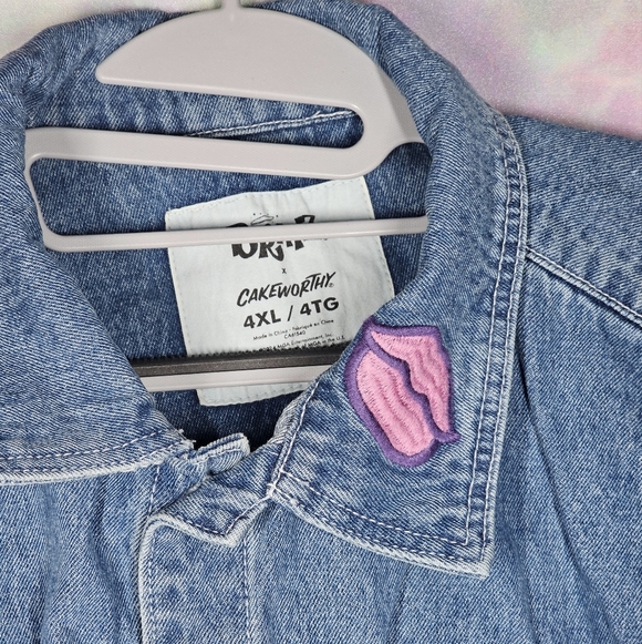 Cakeworthy Bratz Cropped Denim Jean Jacket Size 4XL - Picture 4 of 10